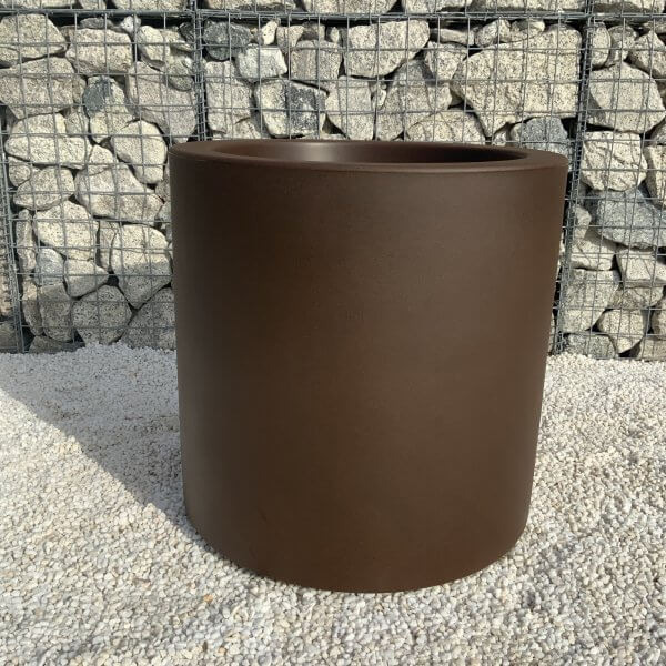 The Sicilian Cylinder Pot 60 Colour Mocha Brown - IMG 8100 scaled