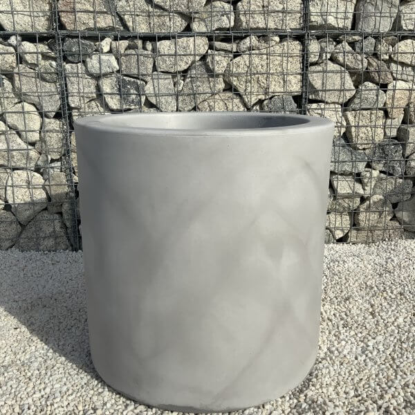 The Sicilian Cylinder Pot 60 Colour Grey Stone - IMG 8118 scaled