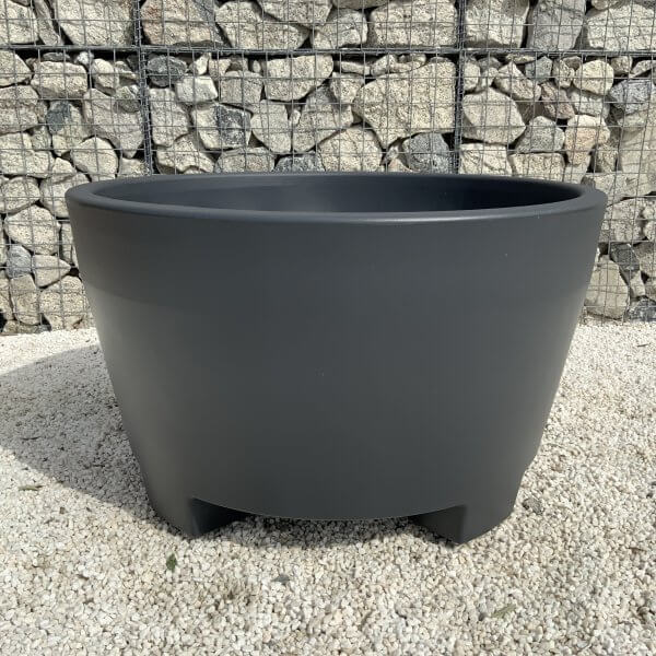The Amalfi Pot 100 Colour Charcoal - 5803AFBE A166 4850 9ADA 45A96B19989C scaled