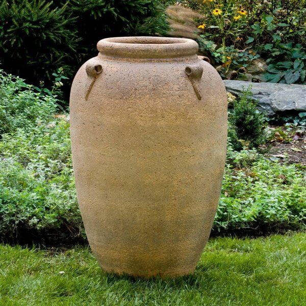 The Nha Trang Old Stone Jar Plant Pot - 316342 2001 4 handle jar planter sandblasted 53ce71ba a8df 4103 941b 866a17f9e857