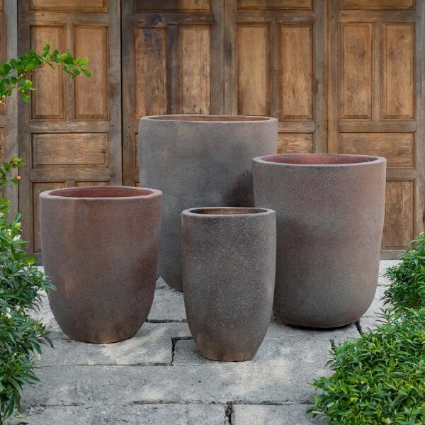 The Dalat Old Stone Plant Pots Set of 3 (Get One Free) - 316343 2004 dalat planter earthenware sandblasted