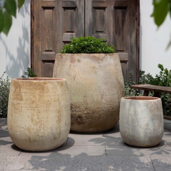 The Can Tho Wabi-Sabi Sable Plant Pots - terra