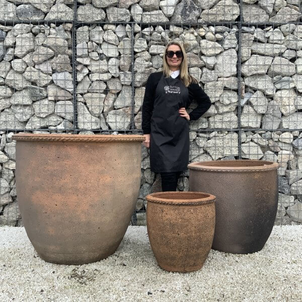 The Hai Phong Old Stone Plant Pots Set Of 3 - IMG 3027 scaled