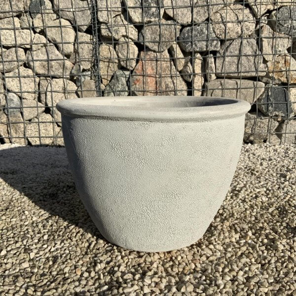 The Tam Coc Glazed Shades Of White Plant Pots Set Of 3 - 9 1