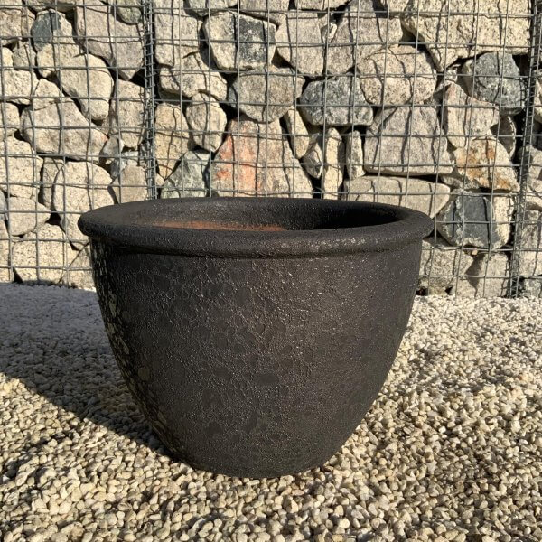 The Tam Coc Glazed Shades Of Volcanic Coral Plant Pots Set Of 3 - 9