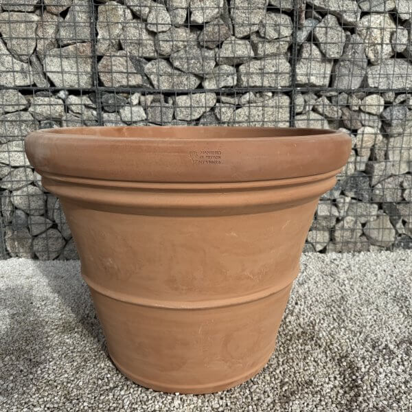 Terracotta Tuscan Pot Rolled Rim Large 90 (Handmade) - IMG 0006 scaled